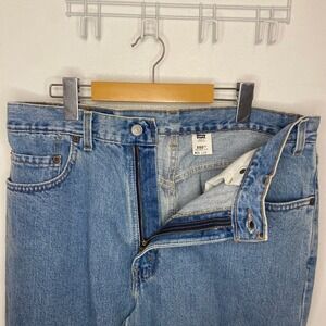 Vintage Levis 550 Relaxed Fit Jeans Mens 36x30 Made in USA Light Wash Blue NWOT